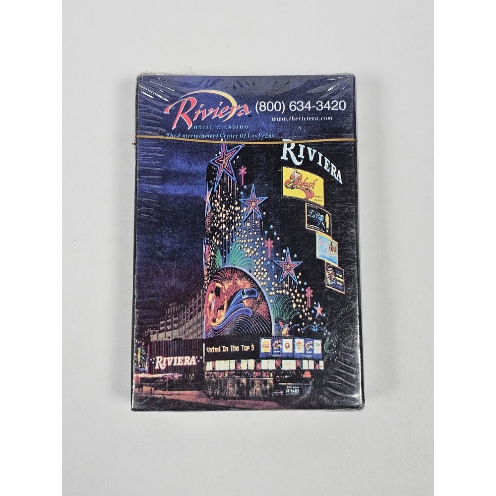 Vintage Original RIVIERA HOTEL & CASINO Playing Cards Las Vegas New Sealed